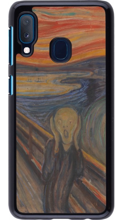 Coque Samsung Galaxy A20e - Tableau art - Le Cri - Edvard Munch
