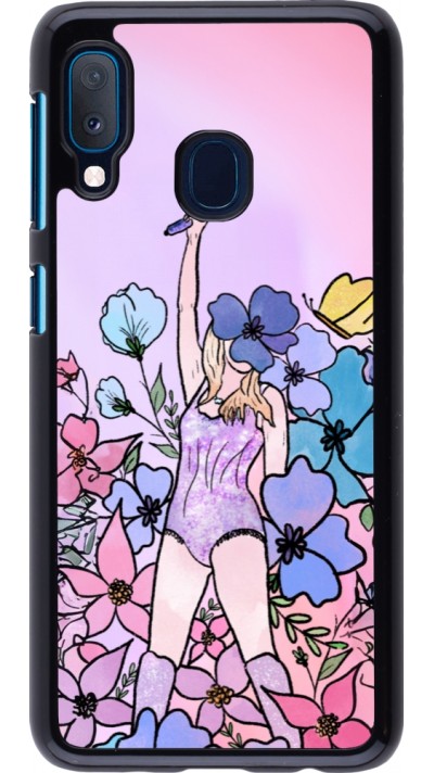 Coque Samsung Galaxy A20e - Taylor Swift Sketch - Pink