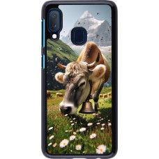 Coque Samsung Galaxy A20e - Vache montagne Valais