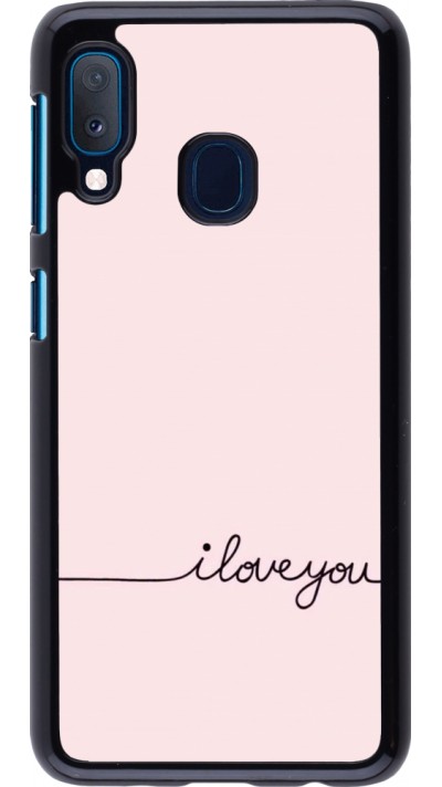 Coque Samsung Galaxy A20e - Valentine 2023 i love you writing