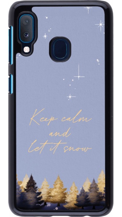 Coque Samsung Galaxy A20e - Winter 25 Winter illustration of trees