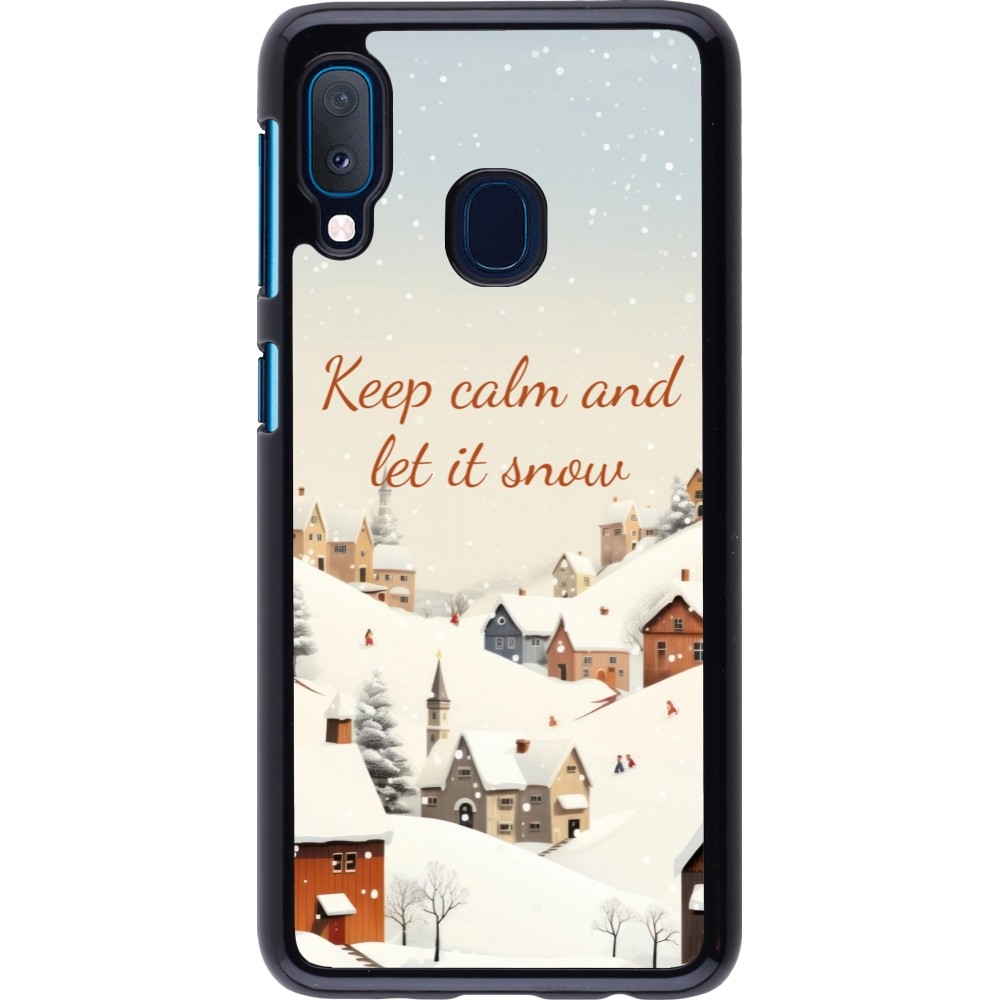 Coque Samsung Galaxy A20e - Winter 25 Winter Keep calm and let it snow