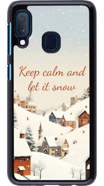 Coque Samsung Galaxy A20e - Winter 25 Winter Keep calm and let it snow