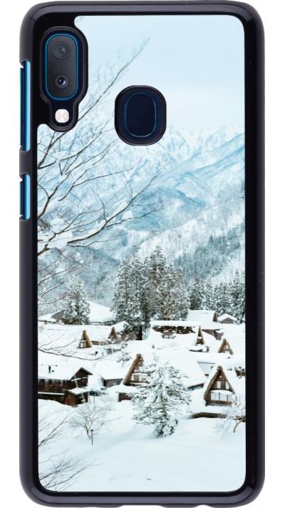 Coque Samsung Galaxy A20e - Winter 25 Winter snowy landscape