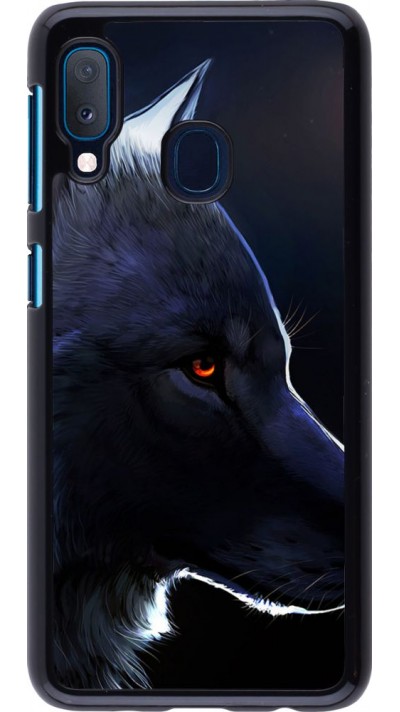 Coque Samsung Galaxy A20e - Wolf Shape