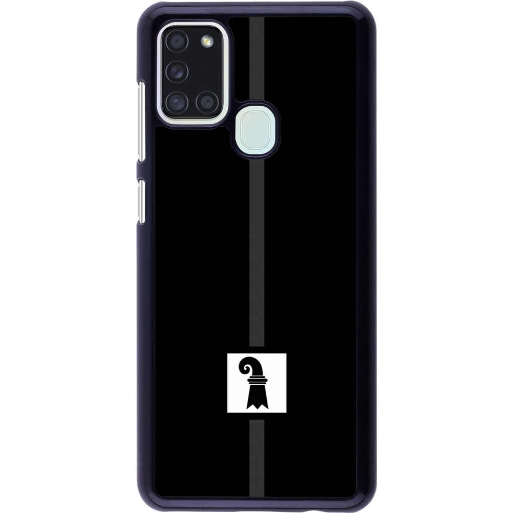Samsung Galaxy A21s Case Hülle - Kanton BS schwarz