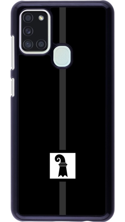 Samsung Galaxy A21s Case Hülle - Kanton BS schwarz