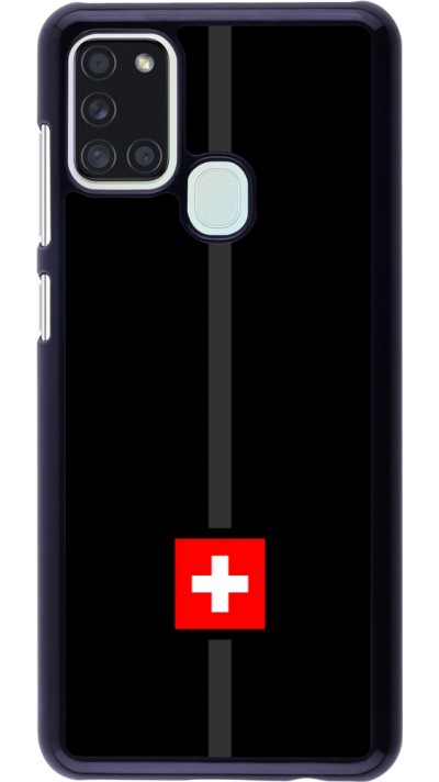 Samsung Galaxy A21s Case Hülle - Kanton CH schwarz