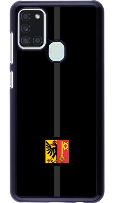 Samsung Galaxy A21s Case Hülle - Kanton GE schwarz