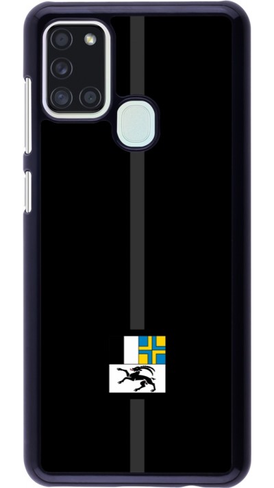 Samsung Galaxy A21s Case Hülle - Kanton GR schwarz