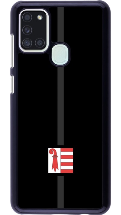 Samsung Galaxy A21s Case Hülle - Kanton JU schwarz