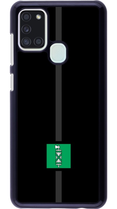 Samsung Galaxy A21s Case Hülle - Kanton SG schwarz