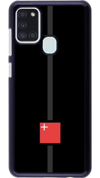 Samsung Galaxy A21s Case Hülle - Kanton SZ schwarz