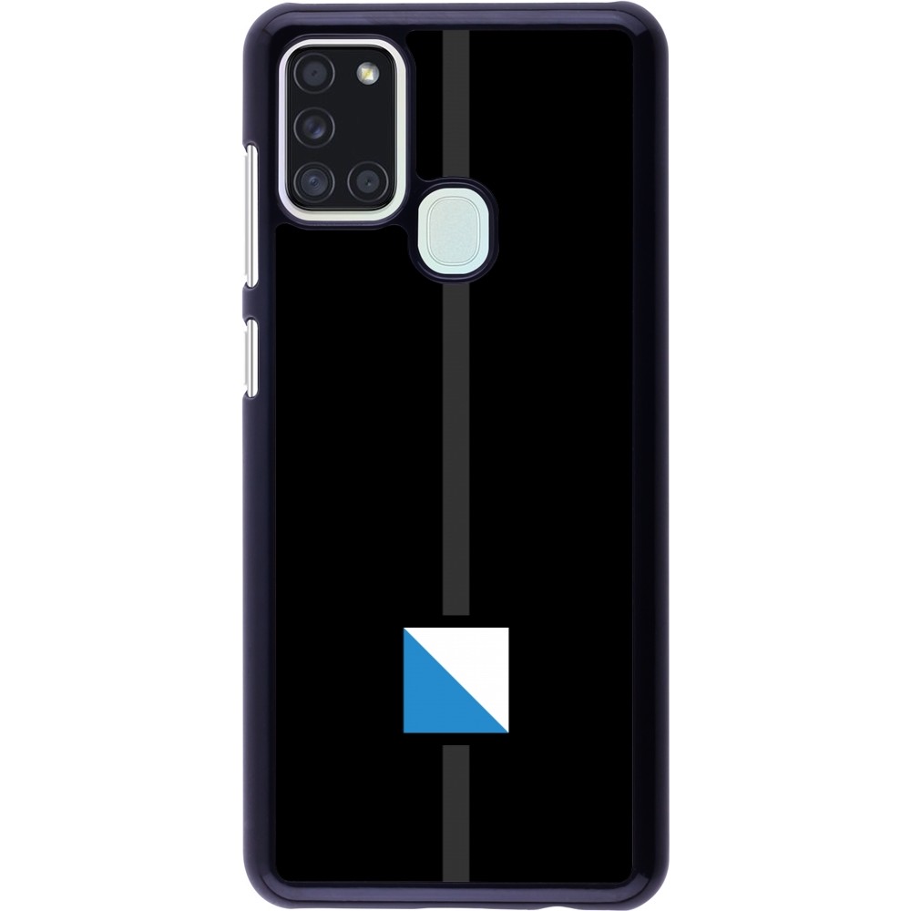 Samsung Galaxy A21s Case Hülle - Kanton ZH schwarz
