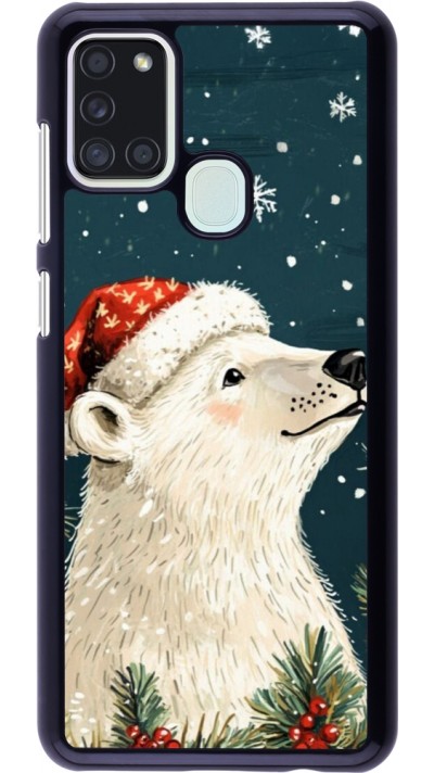 Samsung Galaxy A21s Case Hülle - Christmas 25 Bear