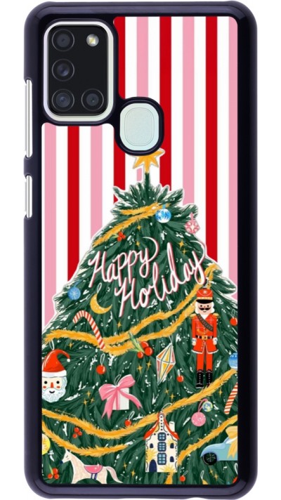 Samsung Galaxy A21s Case Hülle - Christmas 25 Happy Holiday