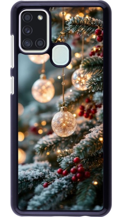 Samsung Galaxy A21s Case Hülle - Christmas 25 Xmas Decorated Tree