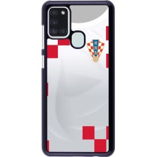 Samsung Galaxy A21s Case Hülle - Kroatien 2022 personalisierbares Fussballtrikot