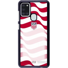 Samsung Galaxy A21s Case Hülle - Vereinigten Staaten 2026 personalisierbares Fussballtrikot