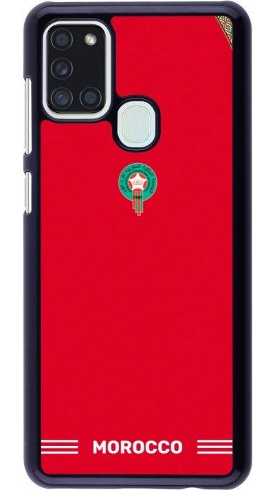 Coque Samsung Galaxy A21s - Maillot de football Maroc 2026 personnalisable