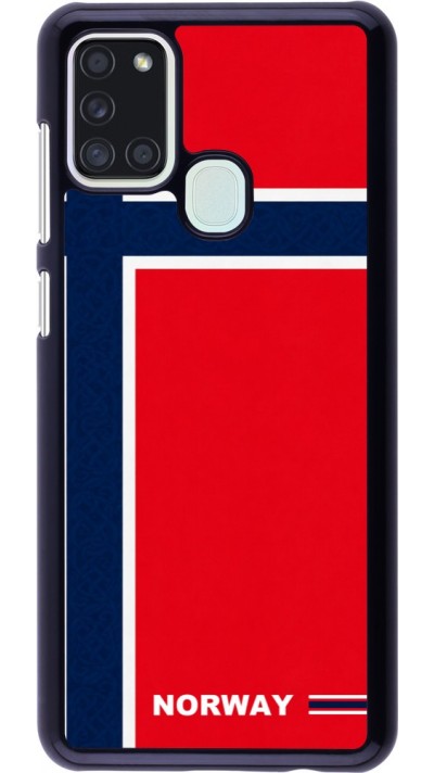 Coque Samsung Galaxy A21s - Maillot de football Norvège 2026 personnalisable