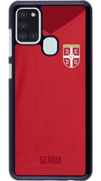 Coque Samsung Galaxy A21s - Maillot de football Serbie 2022 personnalisable