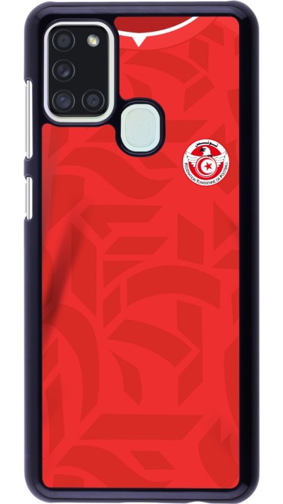 Coque Samsung Galaxy A21s - Maillot de football Tunisie 2022 personnalisable