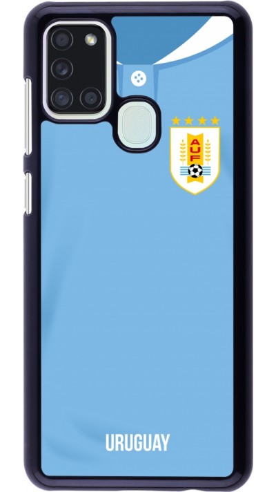 Coque Samsung Galaxy A21s - Maillot de football Uruguay 2022 personnalisable
