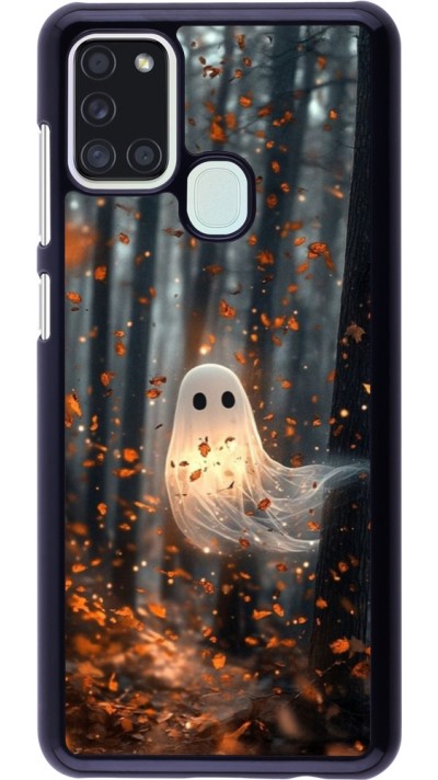 Coque Samsung Galaxy A21s - Halloween 2025 Ghost in the forest