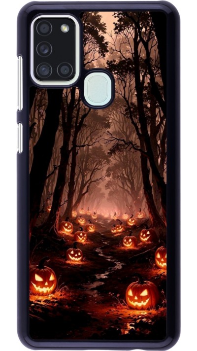 Coque Samsung Galaxy A21s - Halloween 2025 Road of Terrifying Pumpkins