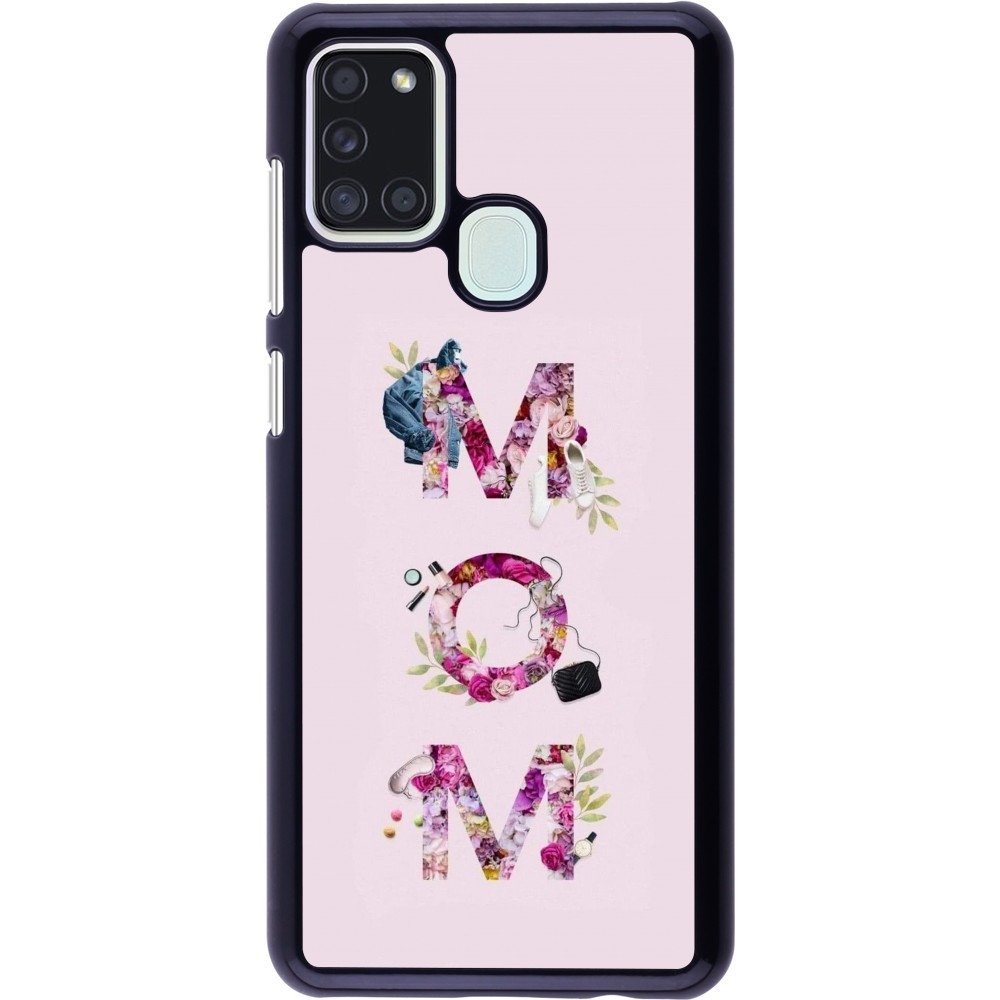 Samsung Galaxy A21s Case Hülle - Mom 2024 girly mom
