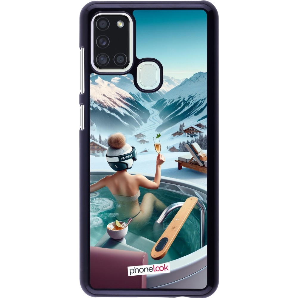 Coque Samsung Galaxy A21s - Montagne Glamour Jacuzzi