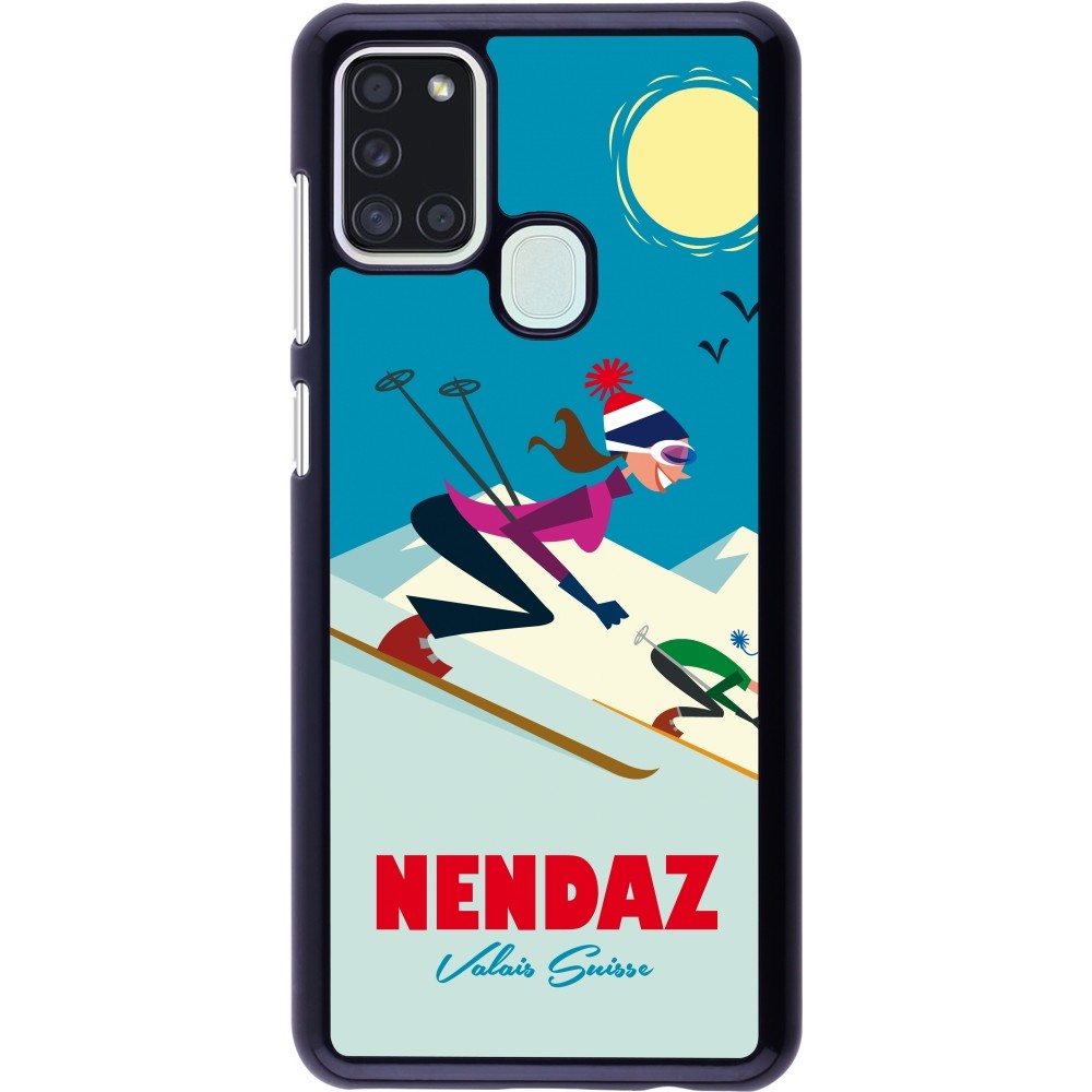 Coque Samsung Galaxy A21s - Nendaz Ski Downhill