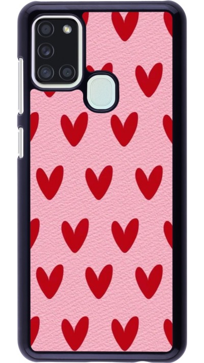 Samsung Galaxy A21s Case Hülle - Saint Valentines Day 26 Pattern heart