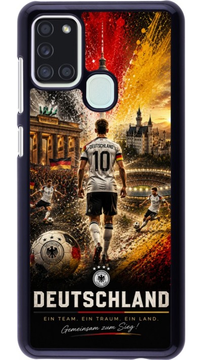 Coque Samsung Galaxy A21s - Football Allemagne splash 2026