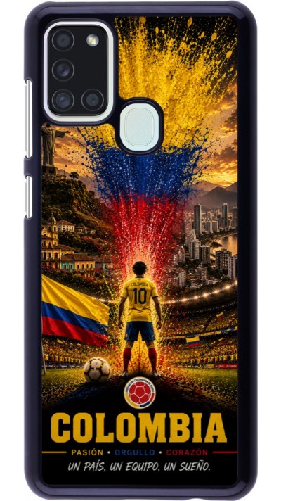 Coque Samsung Galaxy A21s - Football Colombie splash 2026