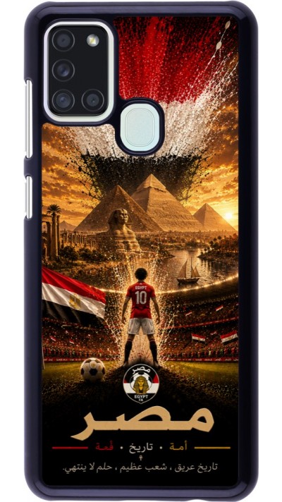 Coque Samsung Galaxy A21s - Football Égypte splash 2026