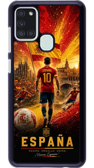 Coque Samsung Galaxy A21s - Football Espagne splash 2026