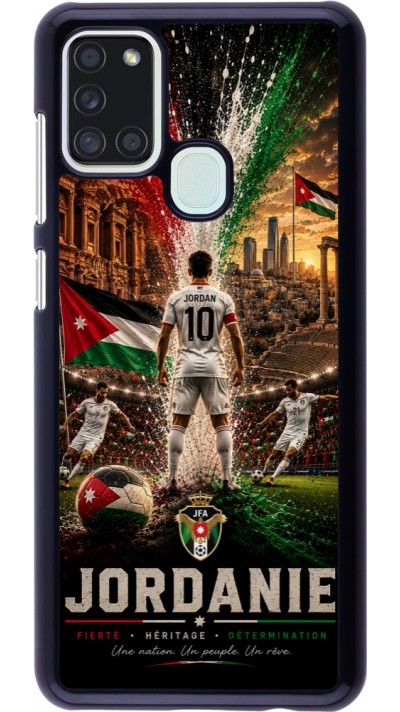Coque Samsung Galaxy A21s - Football Jordanie splash 2026