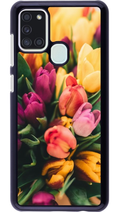 Samsung Galaxy A21s Case Hülle - Bouquet of tulips Spring 2026