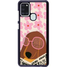 Coque Samsung Galaxy A21s - Dog with newspaper Spring 2026