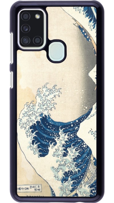 Coque Samsung Galaxy A21s - Tableau art - La Grande Vague de Kanagawa - Hokusai