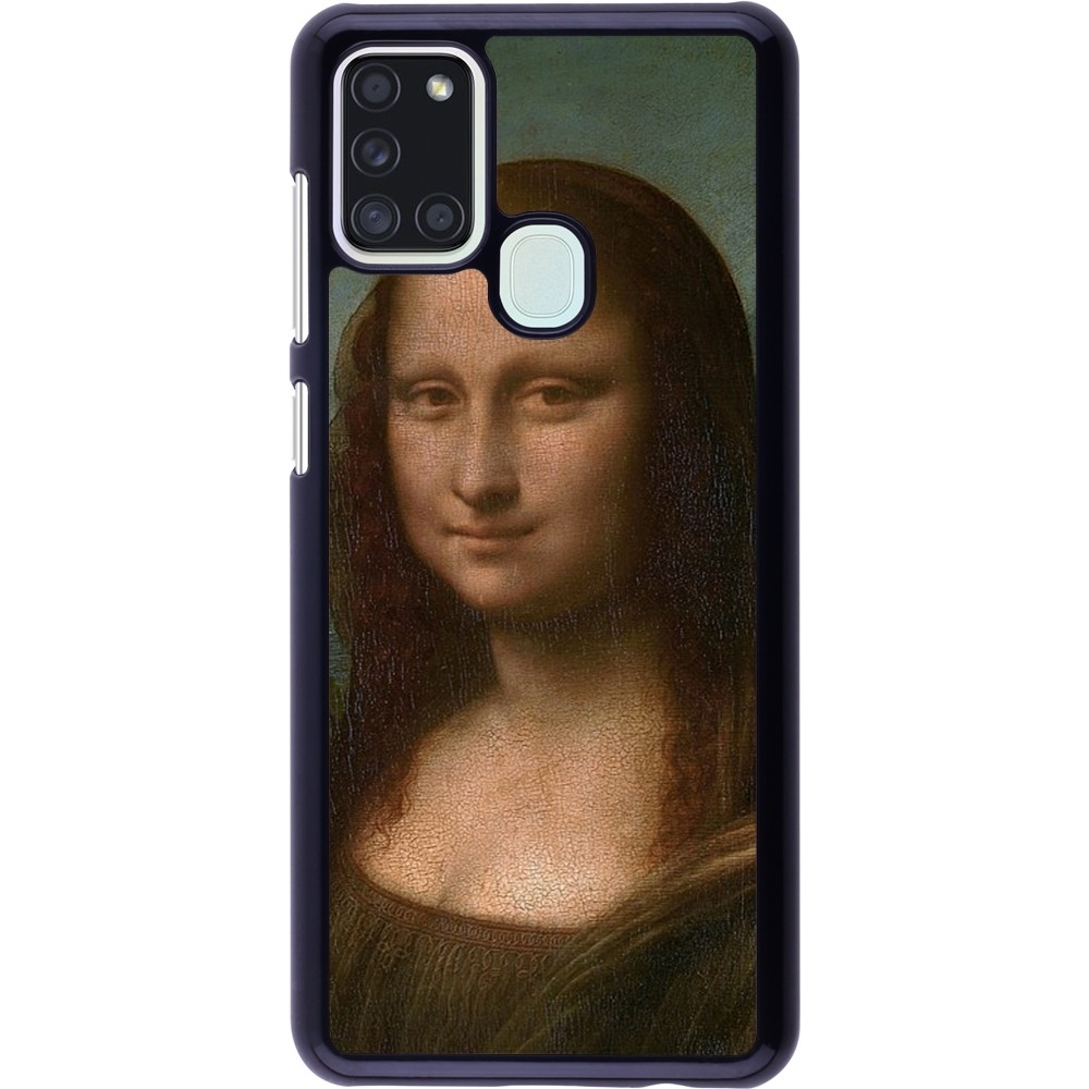Coque Samsung Galaxy A21s - Tableau art - La Joconde - Léonard de Vinci