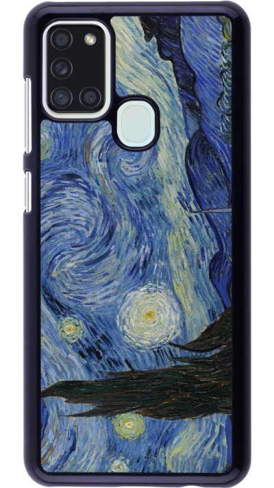 Coque Samsung Galaxy A21s - Tableau art - La Nuit étoilée - Van Gogh