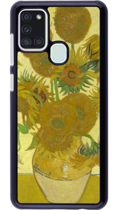 Coque Samsung Galaxy A21s - Tableau art - Les Tournesols - Van Gogh