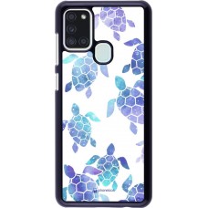 Coque Samsung Galaxy A21s - Turtles pattern watercolor