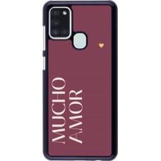 Samsung Galaxy A21s Case Hülle - Valentine 2024 mucho amor rosado