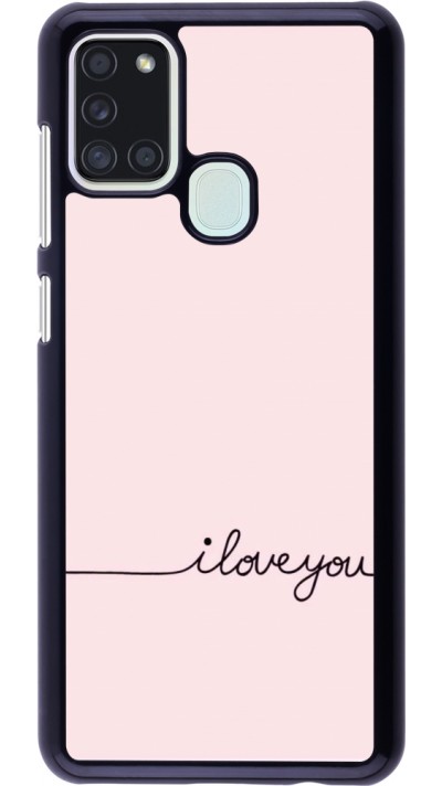 Coque Samsung Galaxy A21s - Valentine 2023 i love you writing