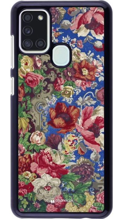 Coque Samsung Galaxy A21s - Vintage Art Flowers