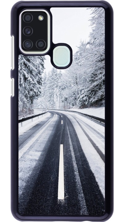 Coque Samsung Galaxy A21s - Winter 22 Snowy Road